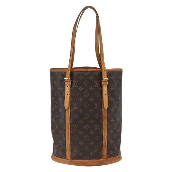 LOUIS VUITTON Monogram Bucket GM Shoulder Bag M42236 LV Auth 164986