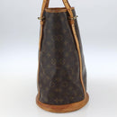 LOUIS VUITTON Monogram Bucket GM Shoulder Bag M42236 LV Auth 164986-4