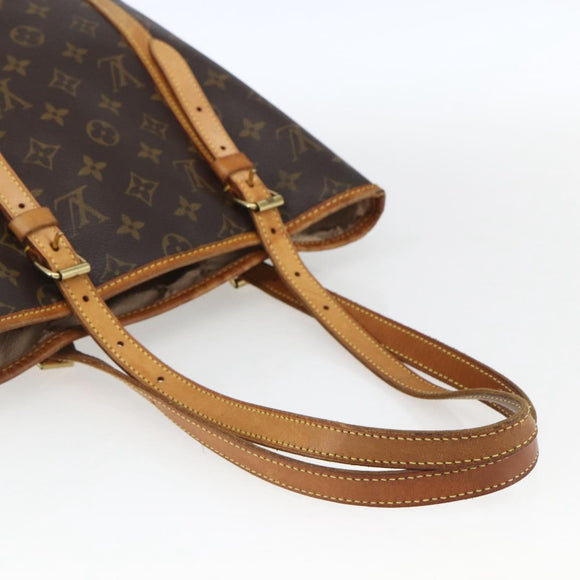 LOUIS VUITTON Monogram Bucket GM Shoulder Bag M42236 LV Auth 164986