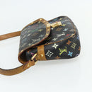 LOUIS VUITTON Monogram Multicolor Sologne Bag Black M92639 LV Auth 164991-4
