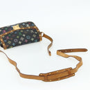 LOUIS VUITTON Monogram Multicolor Sologne Bag Black M92639 LV Auth 164991-7