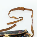 LOUIS VUITTON Monogram Multicolor Sologne Bag Black M92639 LV Auth 164991-9