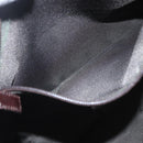 GUCCI GG Supreme Shoulder Bag PVC Beige Silver 110054 Auth 164997-21