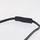 PRADA Shoulder Bag Leather Black Gold Auth 165005-8