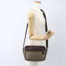 GUCCI GG Supreme Shoulder Bag PVC Beige Silver 114291 Auth 165009-23