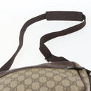 GUCCI GG Supreme Shoulder Bag PVC Beige Silver 114291 Auth 165009-8