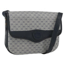 GUCCI Micro GG Supreme Shoulder Bag PVC Navy Gold 001 116 0862 Auth 165010-1