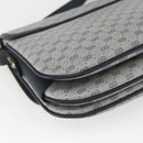 GUCCI Micro GG Supreme Shoulder Bag PVC Navy Gold 001 116 0862 Auth 165010-13