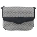 GUCCI Micro GG Supreme Shoulder Bag PVC Navy Gold 001 116 0862 Auth 165010-2