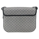 GUCCI Micro GG Supreme Shoulder Bag PVC Navy Gold 001 116 0862 Auth 165010-3