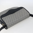 GUCCI Micro GG Supreme Shoulder Bag PVC Navy Gold 001 116 0862 Auth 165010-6