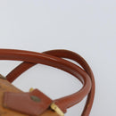 MCM Vicetos Logogram Boston Bag PVC Leather Brown Gold Auth 165012-8