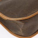 GUCCI Shoulder Bag Canvas Brown Gold 001 084 1036 Auth 165014-10