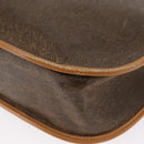 GUCCI Shoulder Bag Canvas Brown Gold 001 084 1036 Auth 165014-11