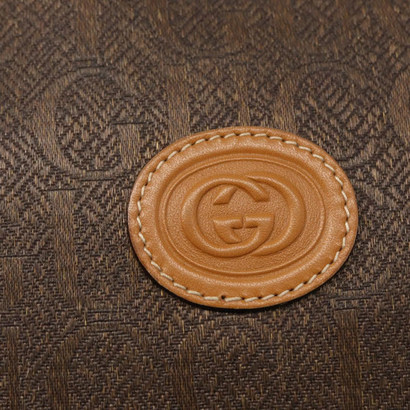 GUCCI Shoulder Bag Canvas Brown Gold 001 084 1036 Auth 165014