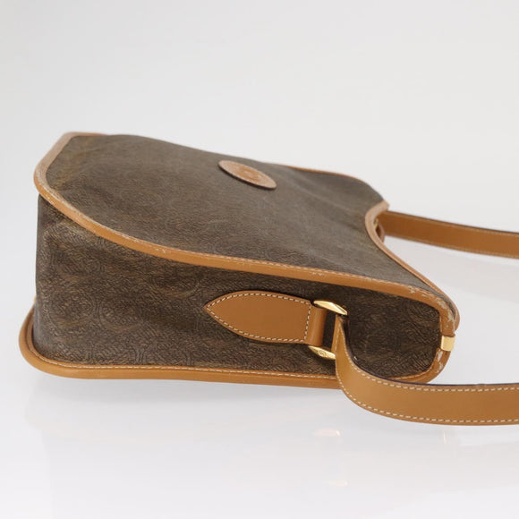 GUCCI Shoulder Bag Canvas Brown Gold 001 084 1036 Auth 165014