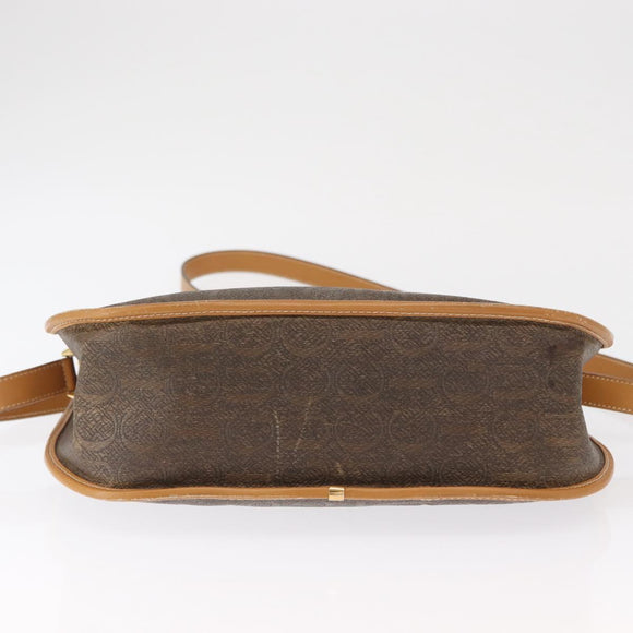 GUCCI Shoulder Bag Canvas Brown Gold 001 084 1036 Auth 165014