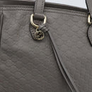 GUCCI Micro GG Canvas Guccissima Handtasche 2way Grau Gold 449241 Auth 165015-19