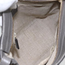 GUCCI Micro GG Canvas Guccissima Handtasche 2way Grau Gold 449241 Auth 165015-11