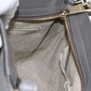 GUCCI Micro GG Canvas Guccissima Handtasche 2way Grau Gold 449241 Auth 165015-22