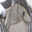 GUCCI Micro GG Canvas Guccissima Handtasche 2way Grau Gold 449241 Auth 165015-23