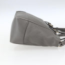 GUCCI Micro GG Canvas Guccissima Handtasche 2way Grau Gold 449241 Auth 165015-4