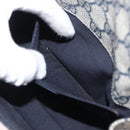 GUCCI GG Supreme Waist bag PVC Navy Silver 152597 Auth 165016-21