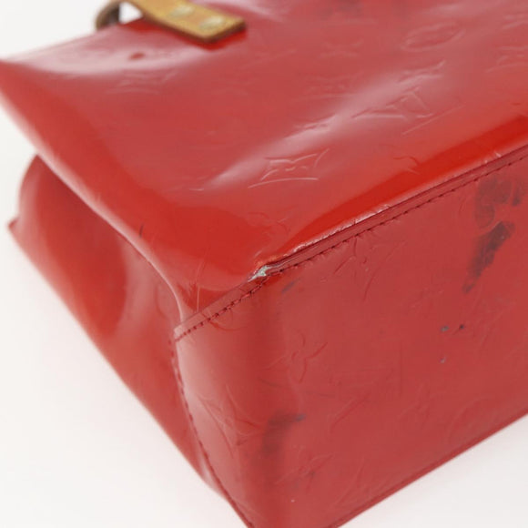 LOUIS VUITTON Monogram Vernis Reade PM Bag Pomme D'amour M91990 LV Auth 165017