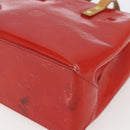 LOUIS VUITTON Monogram Vernis Reade PM Bag Pomme D'amour M91990 LV Auth 165017-15