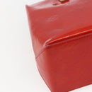LOUIS VUITTON Monogram Vernis Reade PM Bag Pomme D'amour M91990 LV Auth 165017-16