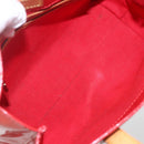 LOUIS VUITTON Monogram Vernis Reade PM Bag Pomme D'amour M91990 LV Auth 165017-11