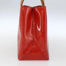 LOUIS VUITTON Monogram Vernis Reade PM Bag Pomme D'amour M91990 LV Auth 165017-3