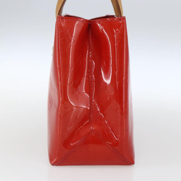 LOUIS VUITTON Monogram Vernis Reade PM Bag Pomme D'amour M91990 LV Auth 165017
