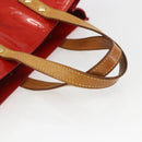 LOUIS VUITTON Monogram Vernis Reade PM Bag Pomme D'amour M91990 LV Auth 165017-7