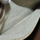 CELINE Macadam Canvas Boston Bag PVC Leather Brown Gold Auth 165025V-23