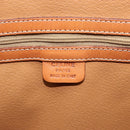 CELINE Macadam Canvas Tote Bag PVC Leather Brown Gold Auth 165026-15