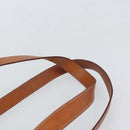 CELINE Macadam Canvas Tote Bag PVC Leather Brown Gold Auth 165026-8