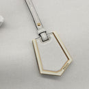 FENDI Hand Bag Leather 2way White Gold Auth 165027-18