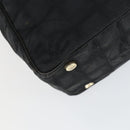 CHANEL New Travel Line Tote Bag Black Gold CC Auth 165029-16