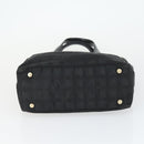 CHANEL New Travel Line Tote Bag Black Gold CC Auth 165029-5