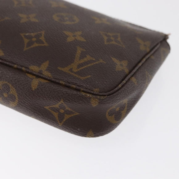 LOUIS VUITTON Monogram Pochette Accessoires Pouch M51980 LV Auth 165032