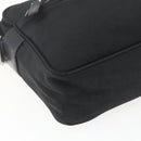 PRADA Shoulder Bag Nylon Black Silver Auth 165034-15