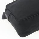 PRADA Shoulder Bag Nylon Black Silver Auth 165034-17