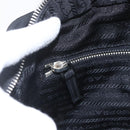 PRADA Shoulder Bag Nylon Black Silver Auth 165034-20