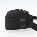 PRADA Shoulder Bag Nylon Black Silver Auth 165034-4