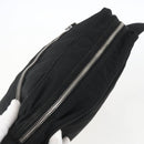 PRADA Shoulder Bag Nylon Black Silver Auth 165034-6