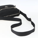 PRADA Shoulder Bag Nylon Black Silver Auth 165034-7