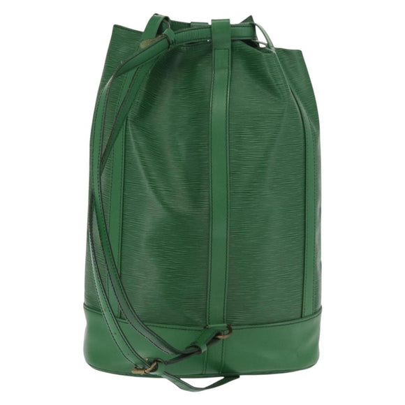 LOUIS VUITTON Epi Randonnee GM Shoulder Bag Green M43084 LV Auth 165041