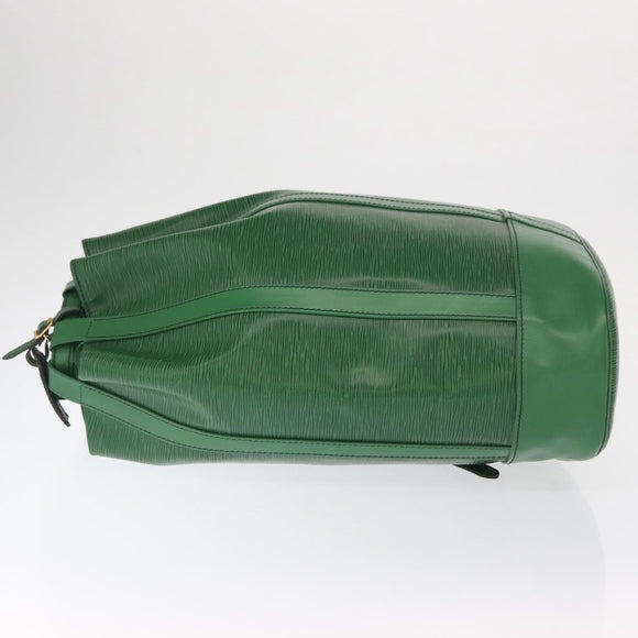 LOUIS VUITTON Epi Randonnee GM Shoulder Bag Green M43084 LV Auth 165041