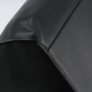 CELINE Trapeze Hand Bag Leather Suede Black Silver Auth 165042-17